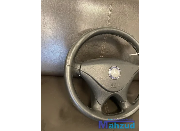 mercedes-slk-r170-w208-clk-stuurwiel-stuur-met-airbag-leer-zwart