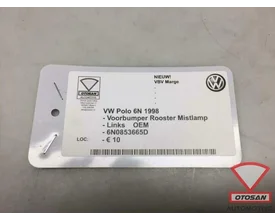 vw-polo-6n-1998-voorbumper-rooster-links-nieuw!-6n0853665d — foto 4