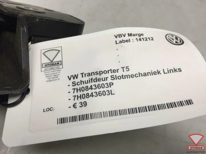 vw-transporter-t5-schuifdeur-slotmechaniek-links-7h0843603p — foto 2