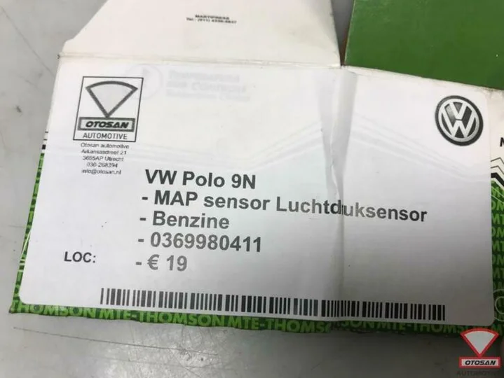 vw-polo-9n-vag-map-sensor-benzine-0369980411 — foto 2
