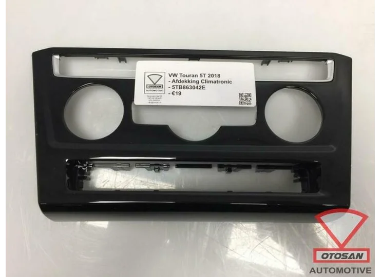 vw touran 5t 2018 blende zierleiste climatronic 5tb863042e