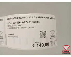 mercedes-c-klasse-w204-c180-16-kabelboom-motor-a2741501456 — foto 4
