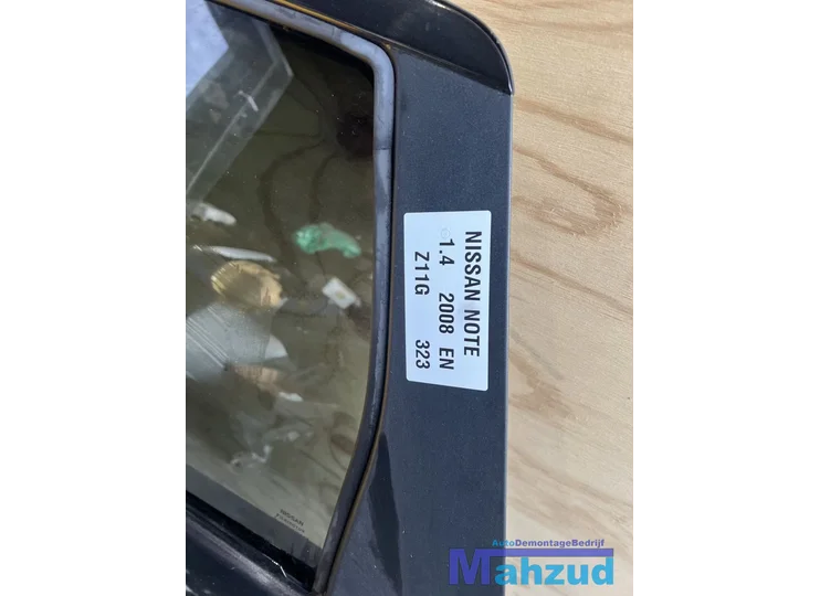 nissan-note-zwart-z11g-links-achter-deur-portier-20052012