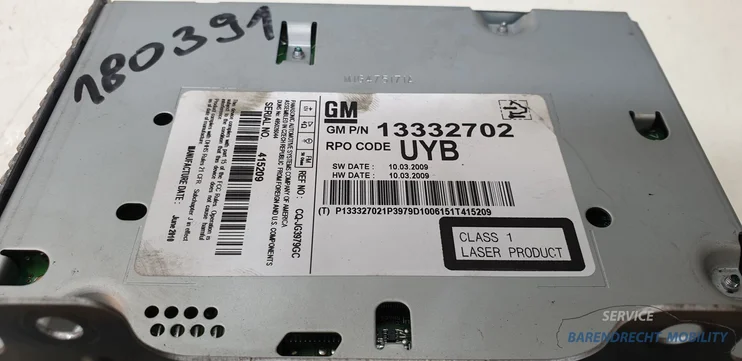 cd300-radio-systeem-opel-insignia-a-13332702-headunit-bedieningspaneel-kachelpaneel-origineel-gebruikt-2008-2017 — foto 4