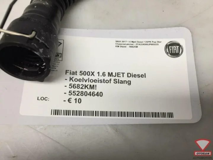 fiat-500x-2017-1.6-mjet-koelvloeistof-slang-552804640 — foto 2