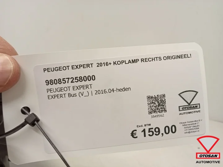 peugeot-expert-2016-koplamp-rechts-origineel — foto 7