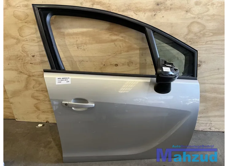 OPEL MERIVA B Zilver Z157 Rechts voor deur portier 2010-2017
