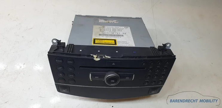navigatie-module-mercedes-c-klasse-w204-a2048705590-navi-multimedia-radio-origineel-gebruikt-2007-2015 — foto 2
