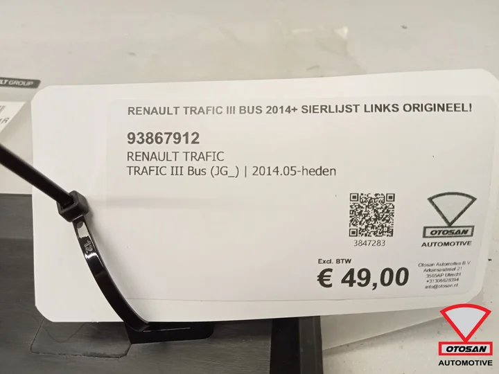 renault-trafic-iii-bus-2014-sierlijst-links-origineel — foto 5