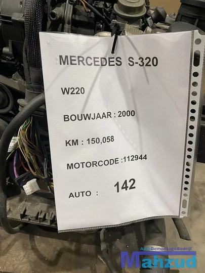 mercedes-s-s320-w220-32-v6-motorblok-112944-motor — foto 2