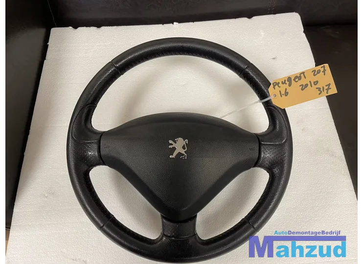 PEUGEOT 207 Leer stuurwiel stuur met airbag
