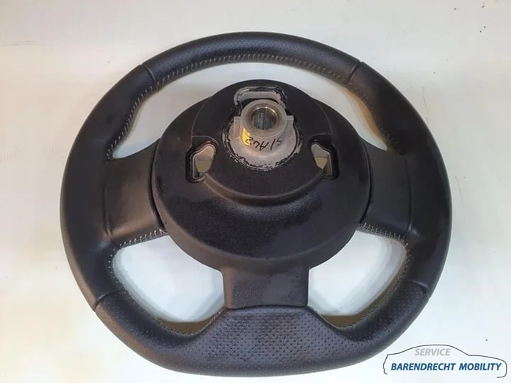stuurwiel-renault-twingo-iii-3-leer-leder-zwart-blauw-geperforeerd-afgevlakt-484001757r-2014-2020 — foto 7