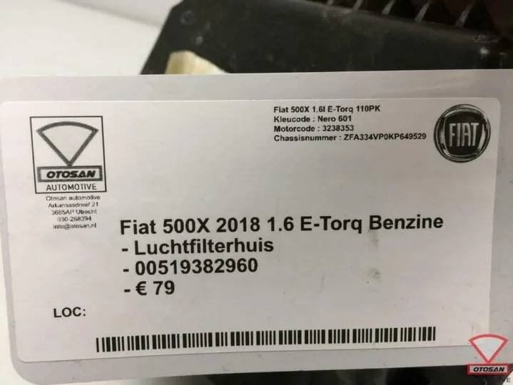 fiat-500x-2018-1.6-e-troq-luchtfilterhuis-00519382960 — foto 4