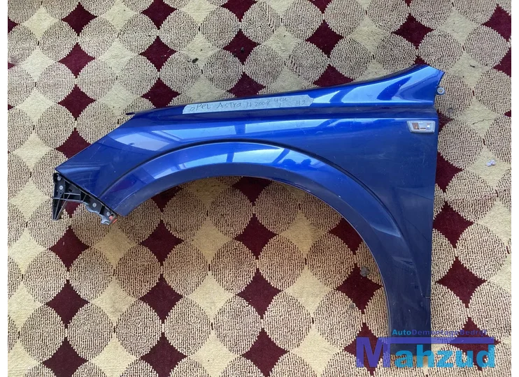 Opel Astra H linker zijscherm scherm zijpaneel blauw Z4CU