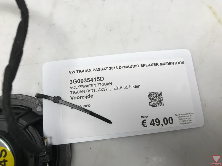 vw-tiguan-5na-passat-dynaudio-speaker-middentoon-3g0035415d — foto 2