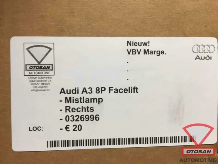 audi-a3-8p-facelift-mistlamp-nieuw!-rechts-voor-0326996 — foto 3