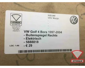 vw-golf-4-bora-buitenspiegel-spiegel-rechts-elekt.-nieuw!-58 — foto 4
