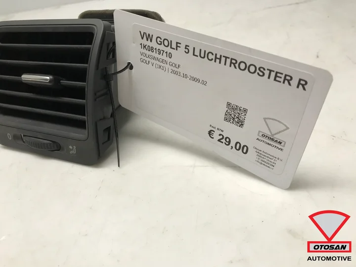 vw-golf-5-luchtrooster-rechts-1k0819710 — foto 2