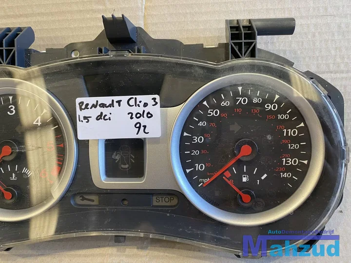renault-clio-3-tellerunit-instrumentenpaneel-kilomterteller — foto 3