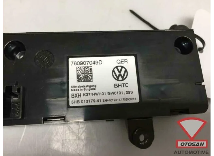VW Touareg 18 Climatronic Achter stoelverwarming 760907049D