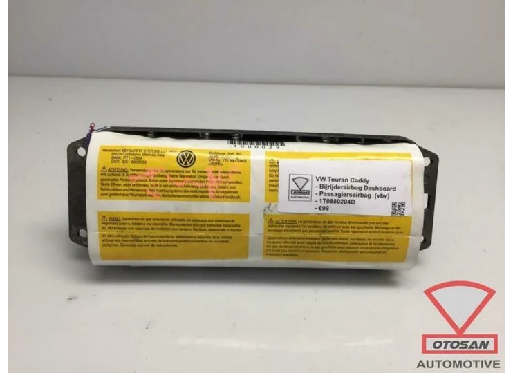 vw touran caddy dashboardairbag passagiersairbag 1t0880204d