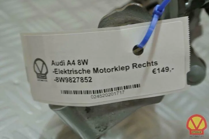 audi-a4-8w-elektrische-motorklep-links-rechts-8w9827852 — foto 3