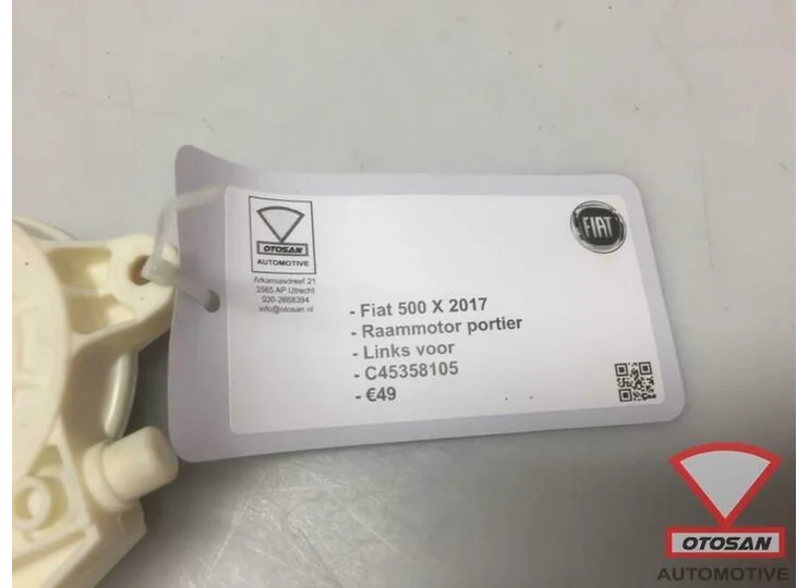 Fiat 500 X 2017 Raammotor Module Portier Links Voor C4535810