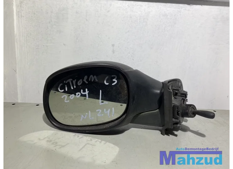 CITROEN C3 Links zwart spiegel buitenspiegel 2002-2009