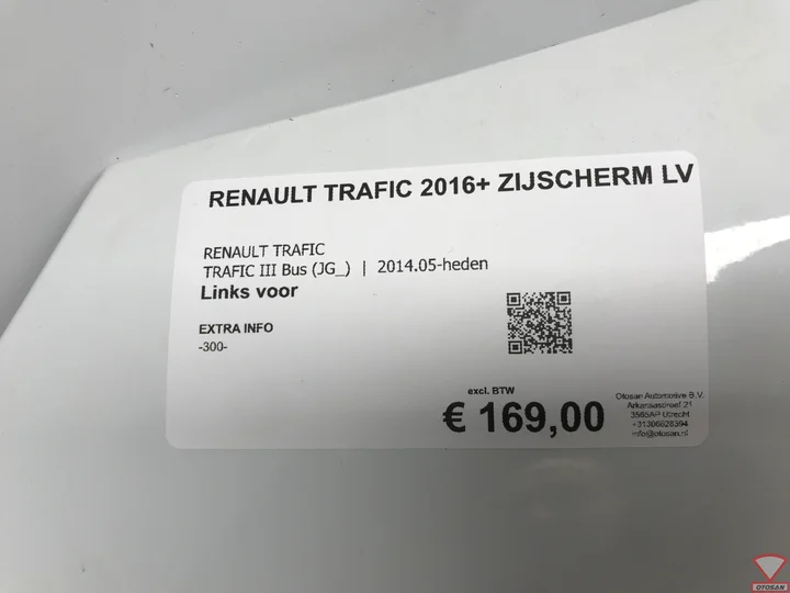 renault-trafic-2016+-zijscherm-spatbord-links-voor-origineel! — foto 2