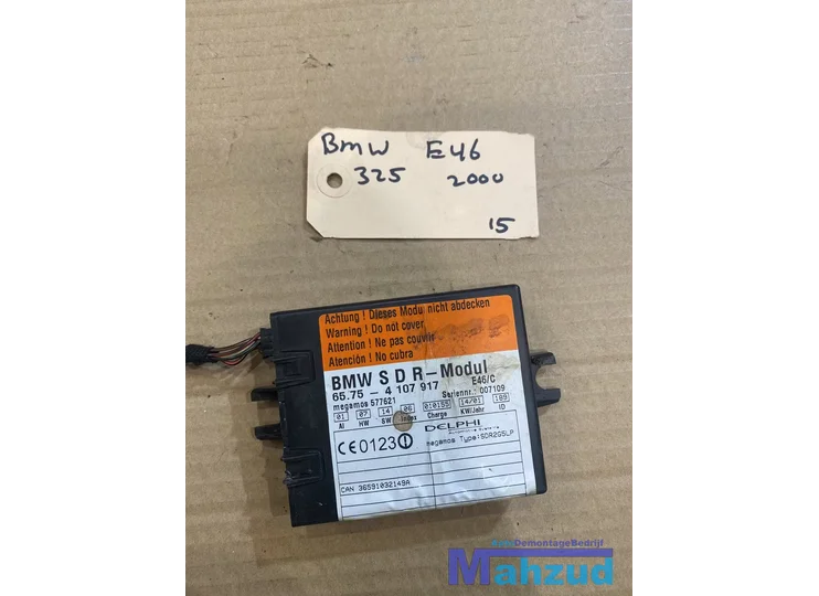 BMW 3 SERIE E46 Alarm module 65754107917