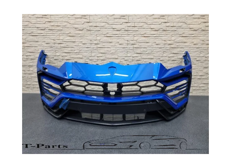 Lamborghini Urus pare-chocs avant pare-chocs en fibre de carbone bleu 4ML807437