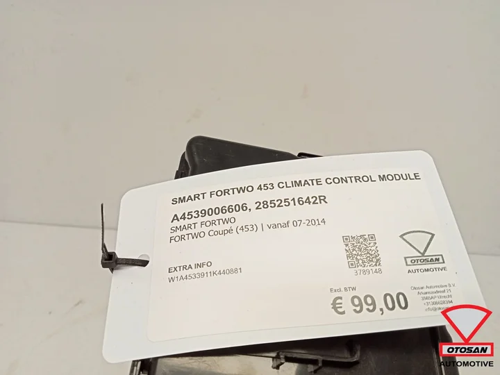 smart-fortwo-453-2015-climate-control-module-a4539006606-285251642r — foto 3