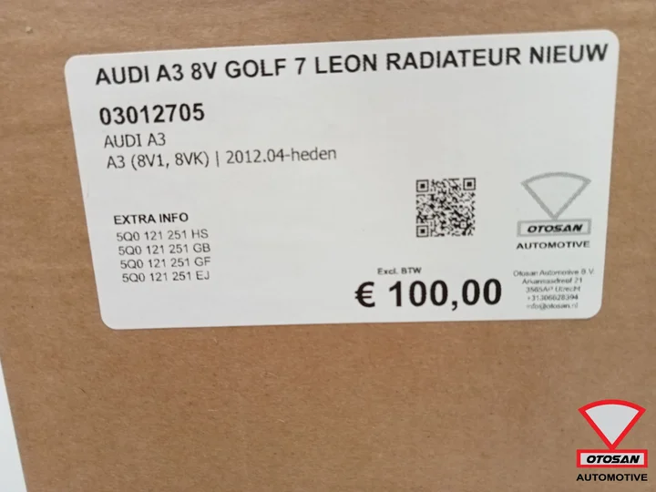 a3-8v-golf-7-leon-radiateur-nieuw-5q0121251hs-5q0121251gb-5q0121251gf-5q0121251ej — foto 4