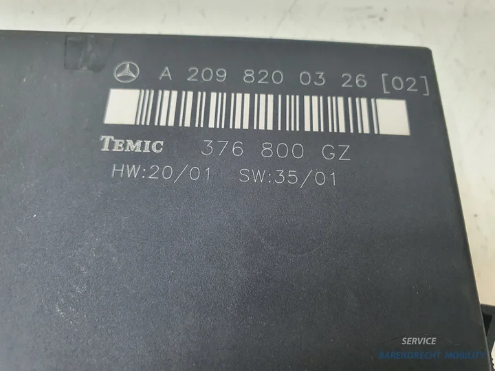 mercedes-w209-c209-clk-temic-control-unit-module-a2098200326-origineel-nette-staat-gebruikt-read-body-control-esp-2002-2003-2004-2005-2006-2007-2008-2009-barendrecht-mobility-service — foto 3