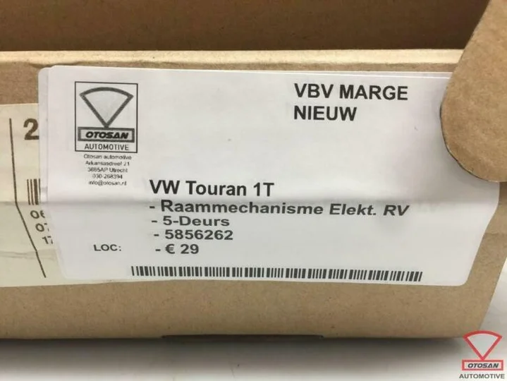 vw-touran-1t-raammechanisme-elekt.-rechts-voor-5drs-nieuw!-5 — foto 2