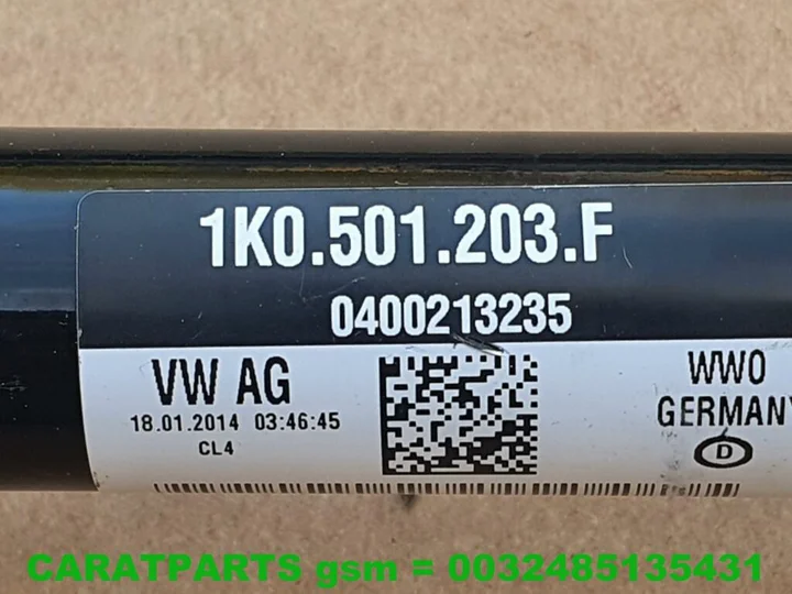 1k0501203f-q3-aandrijfas-a3-steekas-passat-tiguan-cc-golf- — foto 3