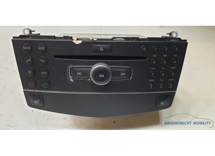 Navigation module Mercedes C Class W204 A2048705590 navi multimedia radio original used 2007 / 2015