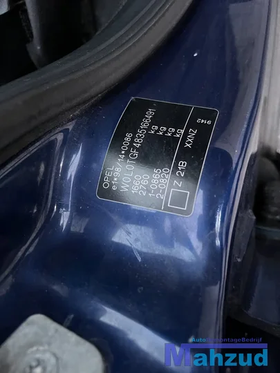 2003-opel-astra-g-16-z21b-blauw-onderdelen-demontage — foto 21