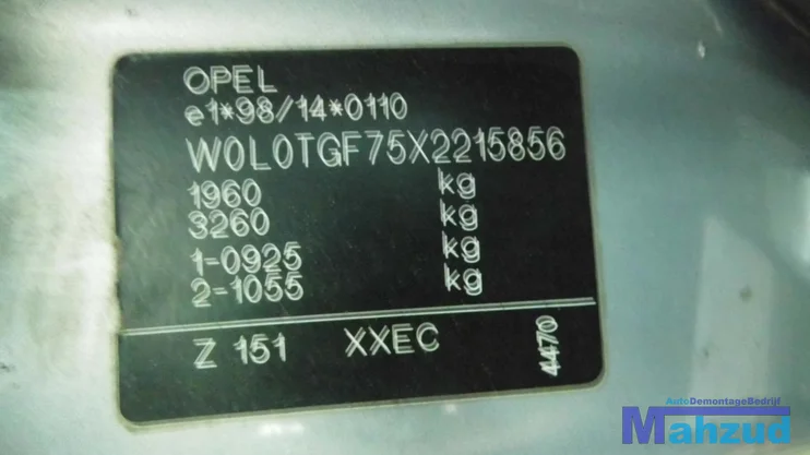 opel-zafira-a-18-16v-motorblok-x18xer-motor — foto 12