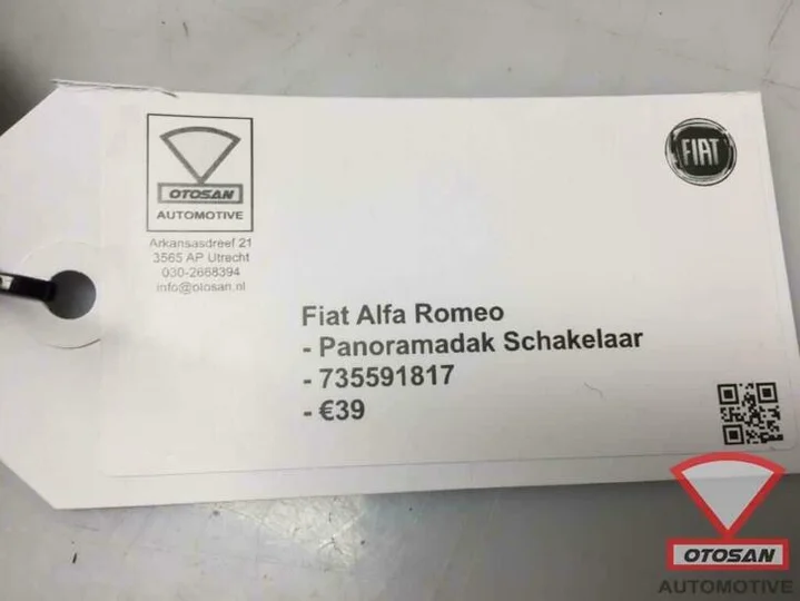alfa-romeo-fiat-panoramadak-schakelaar-735591817 — foto 3