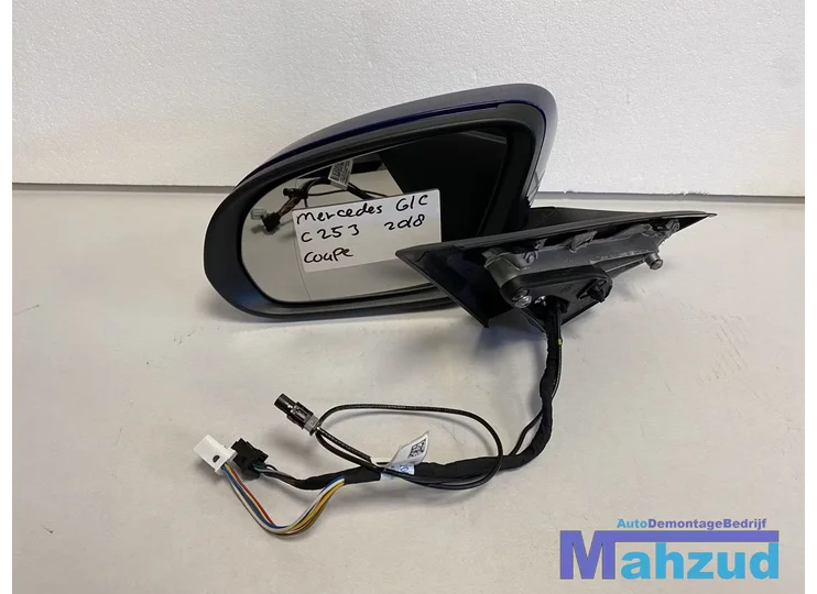MERCEDES GLC COUPE C253 Blauw Links spiegel left mirror blue