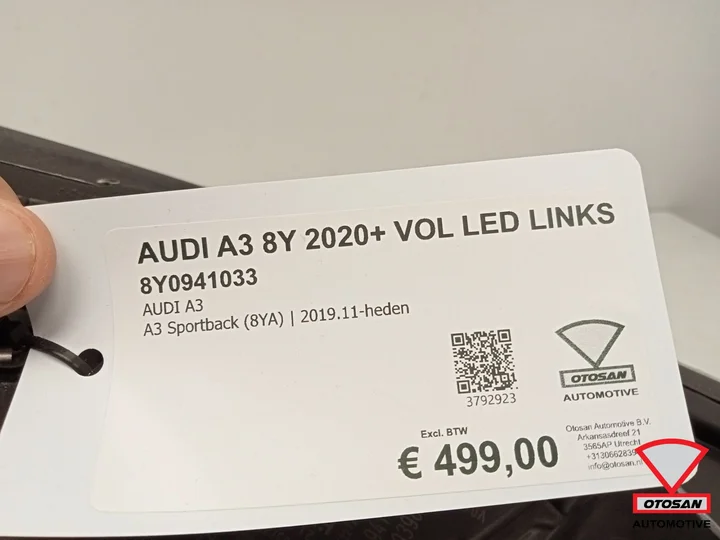 audi-a3-8y-2020-vol-led-koplamp-links-8y0941033 — foto 7