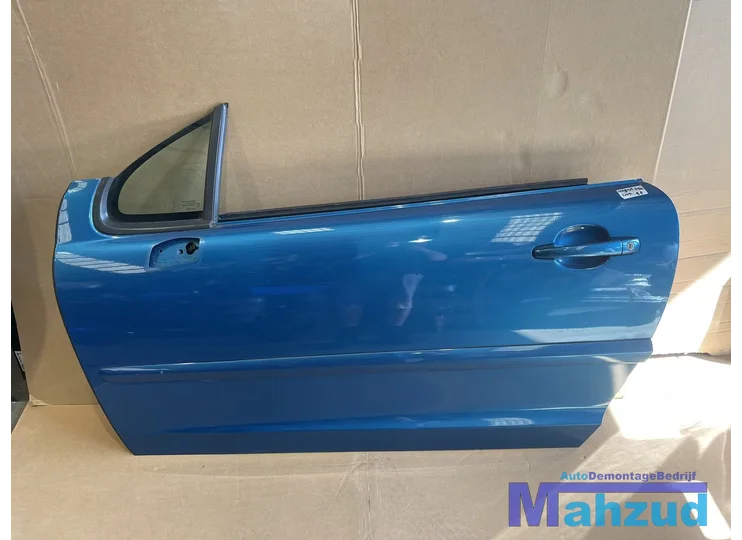 2009 PEUGEOT 207 GT CC BLAUW KMUD Linker deur portier slot