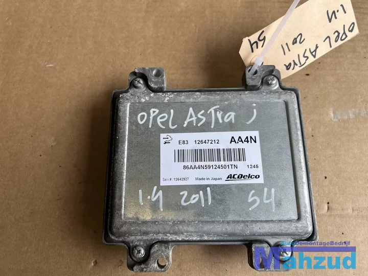 opel-astra-j-14-a14xer-ecu-motormanagement-12647212-aa4n — foto 3