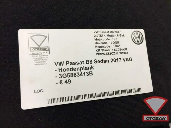 vw-passat-b8-2017-sedan-hoedenplank-hoedeplank-3g5863413b — foto 2