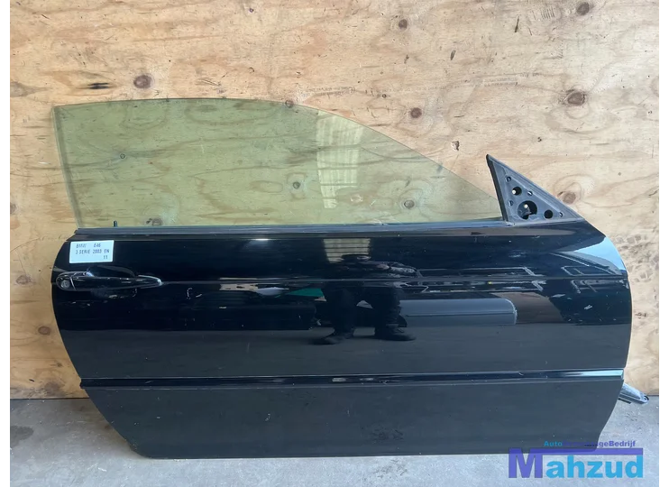 BMW E46 cabrio Facelift rechts zwart deur 2000-2007
