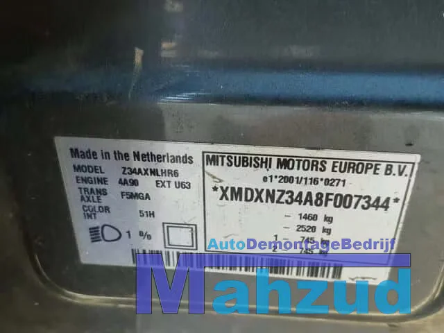 mitsubishi-colt-13-motorblok-4a90-ext-u63-motor — foto 13