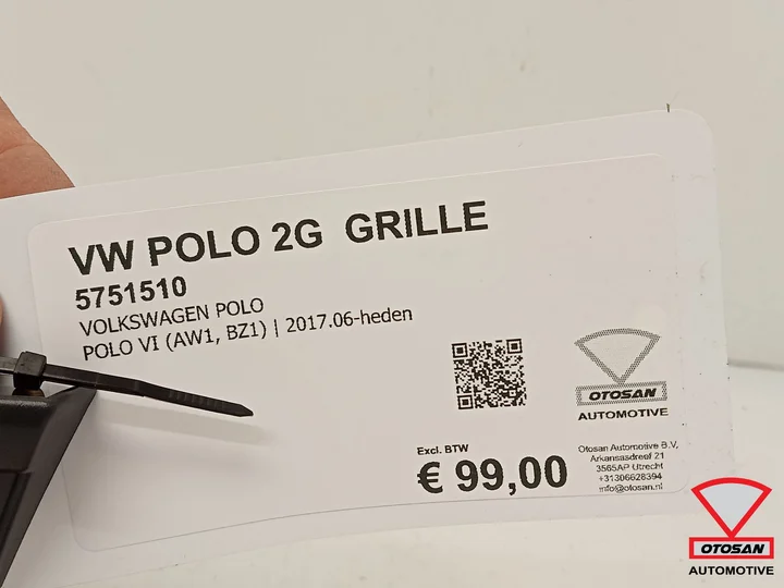 vw-polo-2g-20172021-grille-grill-nieuw-2g0853653j-2g0853653a — foto 3