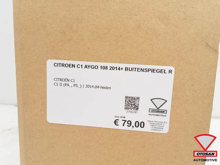 citroen-c1-aygo-108-2014-buitenspiegel-rechts-elekt-nieuw-primer — foto 4