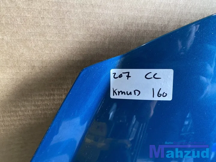 peugeot-207-cc-blauw-kmud-motorkap — foto 2